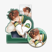 When Pear Blossoms Bloom - Scene Acrylic Stand, Can Badge - JMEESHOP - Can Badge - Harumio