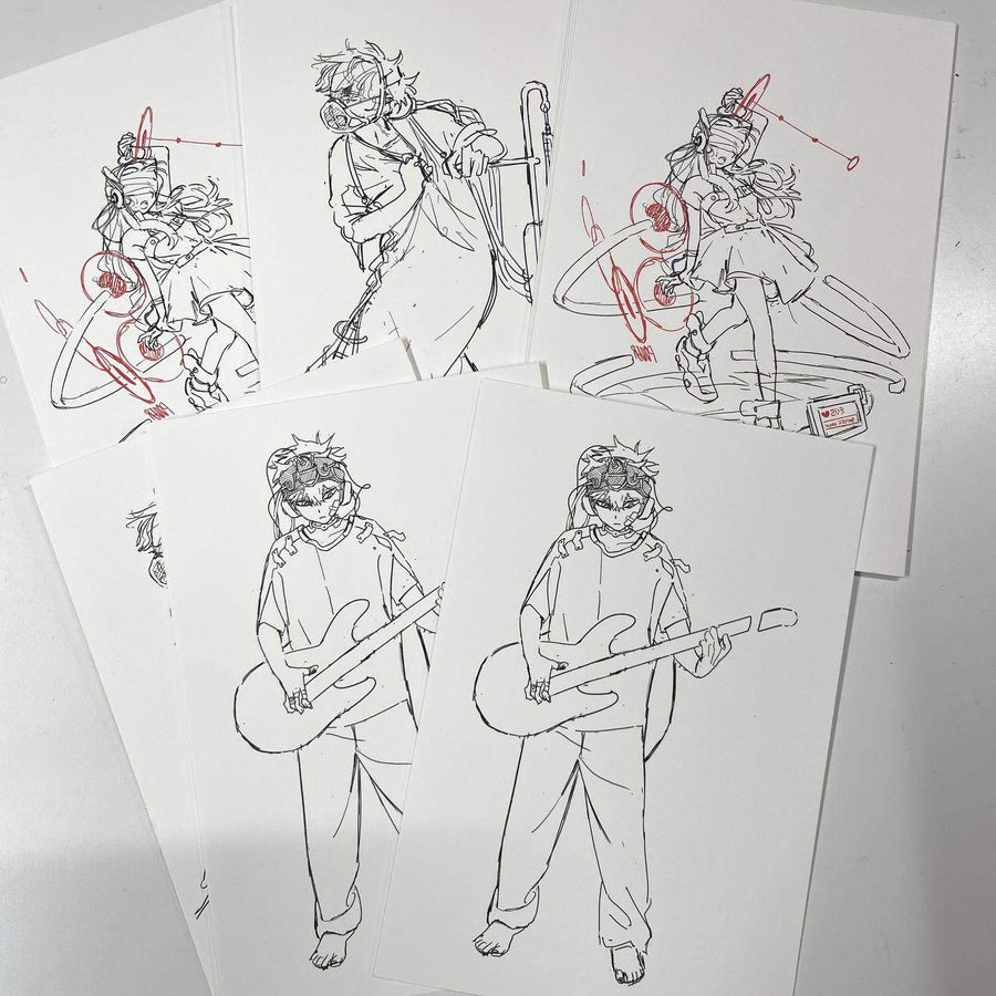 NOT FOR SALE - Mofun Alien Stage Postcard Gift - Harumio - - Harumio