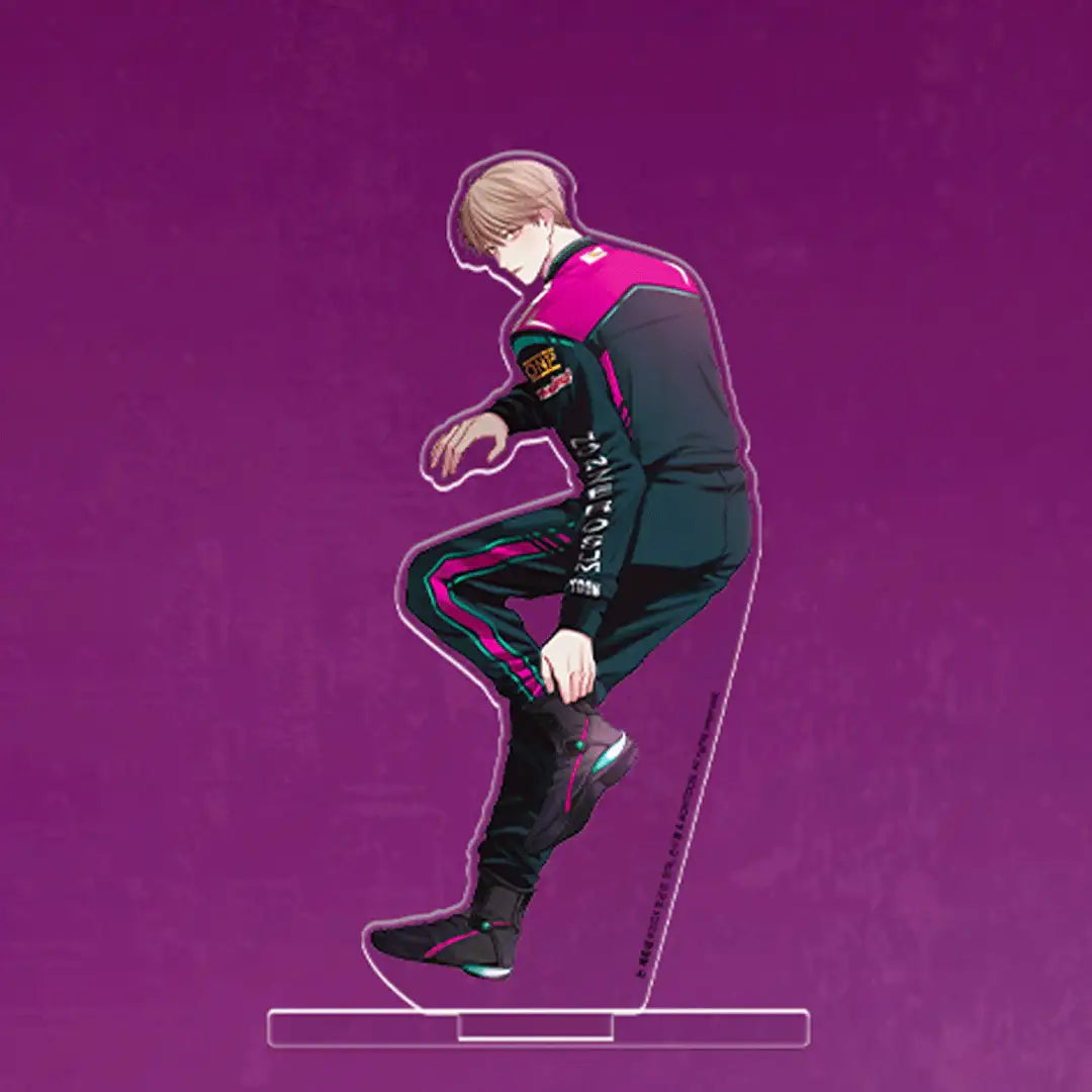 Racing To Another Pink Pop Up Store - Partner/ Racer Acrylic Stand - Lezhin - Acrylic Stand - Harumio