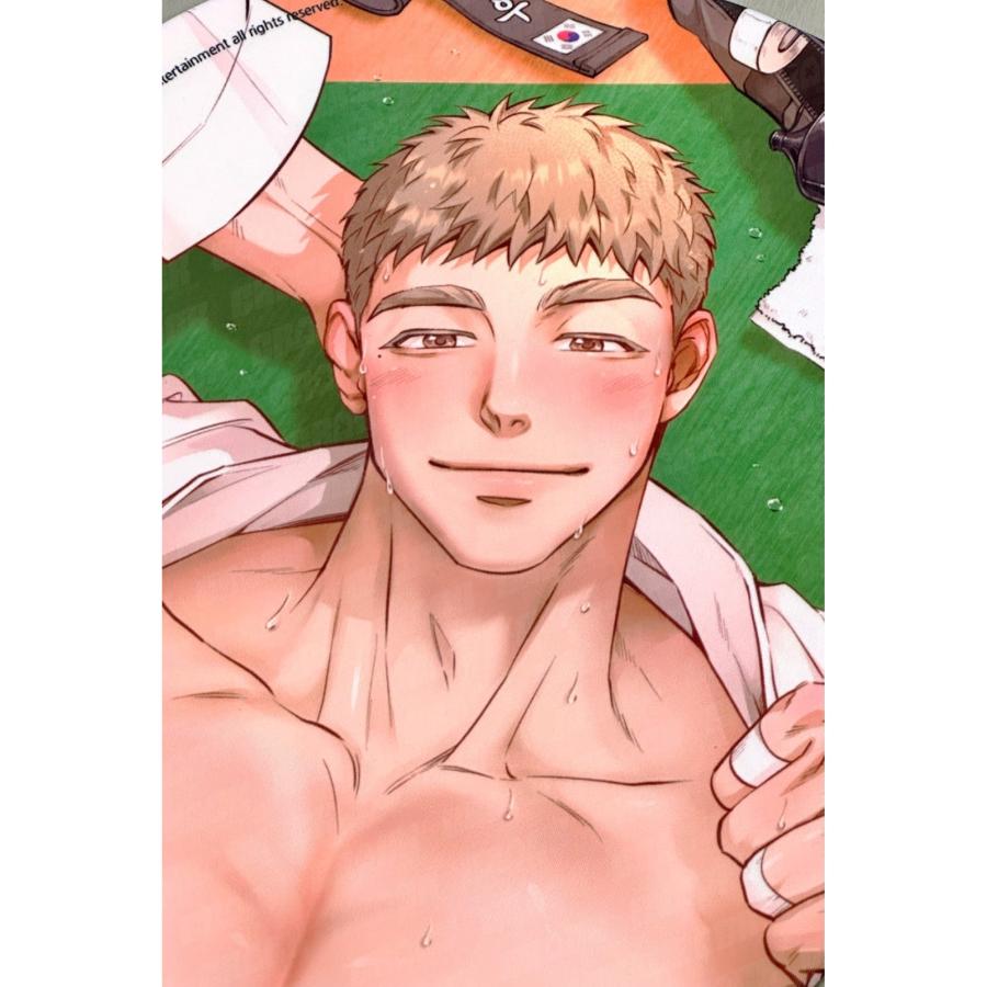 Honey Bear - Geonwoo Chest Mouse Pad - Naver Webtoon - Mousepad - Harumio