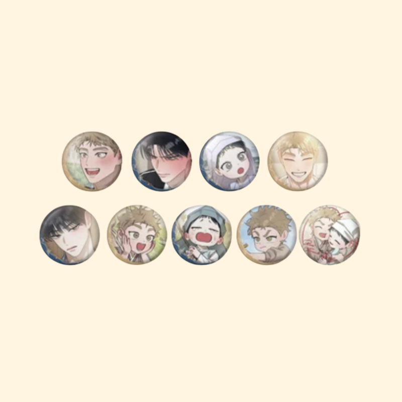 Red Thread Quest x March Monster - Round Tin Badge Blind Box
