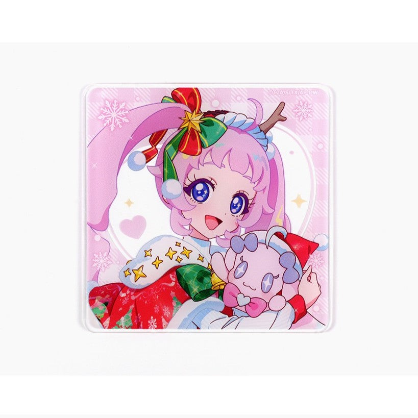 Himitsu no Aipri - Christmas Acrylic Tea Coaster