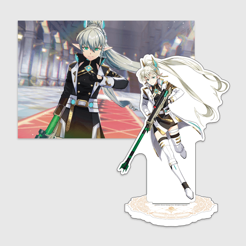 Lord of Heroes x ANIPLUS - 4th Anniversary Acrylic Stand & Photocard Set (Olga) - ANIPLUS - Acrylic Stand - Harumio