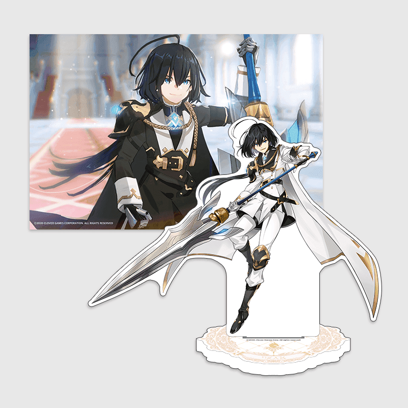 Lord of Heroes x ANIPLUS - 4th Anniversary Acrylic Stand & Photocard Set (Fram) - ANIPLUS - Acrylic Stand - Harumio
