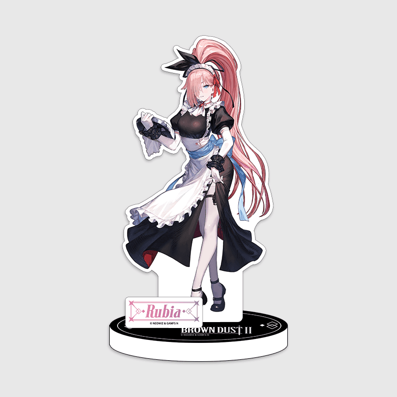 Brown Dust 2 x ANIPLUS - LD Character Acrylic Stand (Ruby Made Name C) - ANIPLUS - Acrylic Stand - Harumio