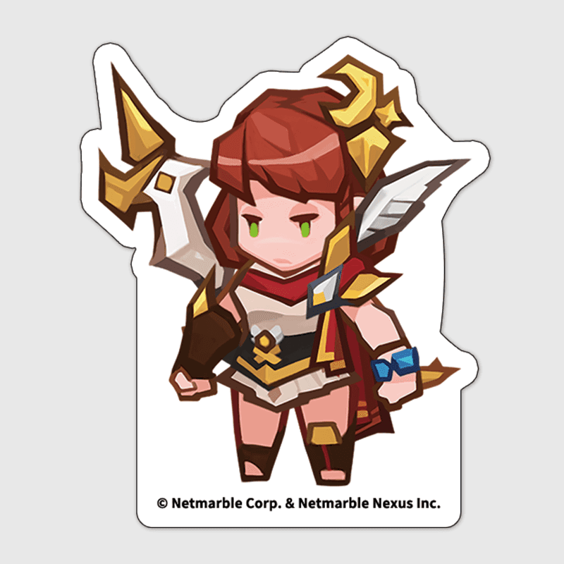 Raising Seven Knights x ANIPLUS - 2nd Anniversary SD Illustration Acrylic Corotto (Atalanta) - ANIPLUS - Acrylic Corotto - Harumio