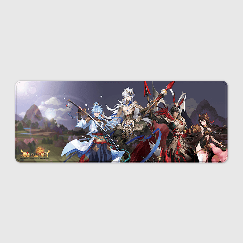 Raising Seven Knights x ANIPLUS - 2nd Anniversary Four Emperors Desk Pad - ANIPLUS - Desk Pad - Harumio