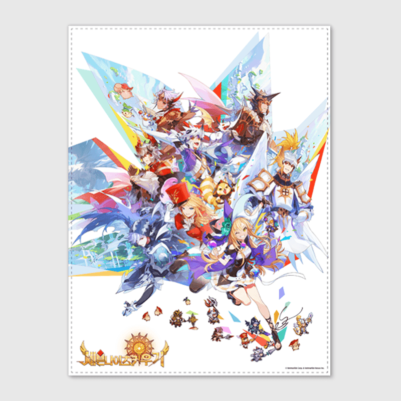 Raising Seven Knights x ANIPLUS - 2nd Anniversary Knee Blanket - ANIPLUS - Blanket - Harumio