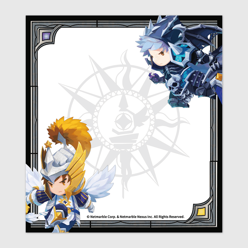 Raising Seven Knights x ANIPLUS - 2nd Anniversary Rudy & Chris Memo - ANIPLUS - Memo - Harumio
