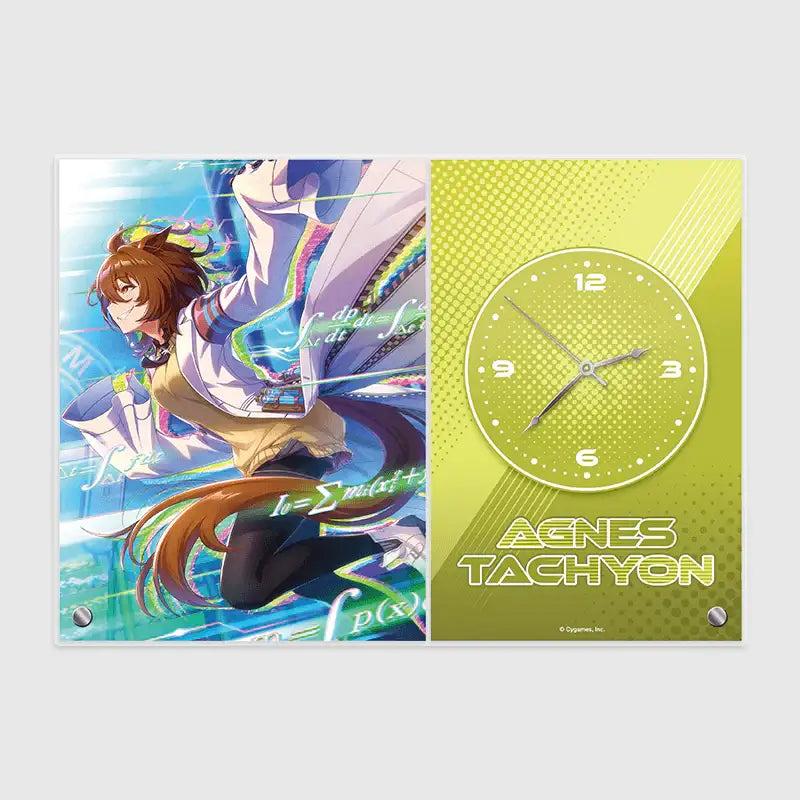 Uma Musume Pretty Derby x ANIPLUS - 2nd Anniversary Acrylic Clock (Agnes Tachyon) - ANIPLUS - Acrylic Clock - Harumio