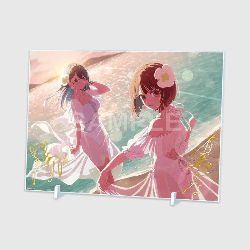 Favorite Child x ANIPLUS - Gold Leaf Signed Acrylic Panel Marine Day 2024 ver. - ANIPLUS - Acrylic Panel - Harumio