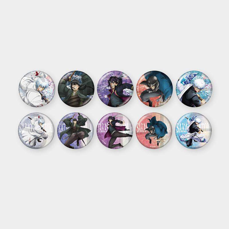 Gintama x ANIPLUS - Kirakira Can Badge Collection Battle ver. BOX - ANIPLUS - Can Badge - Harumio