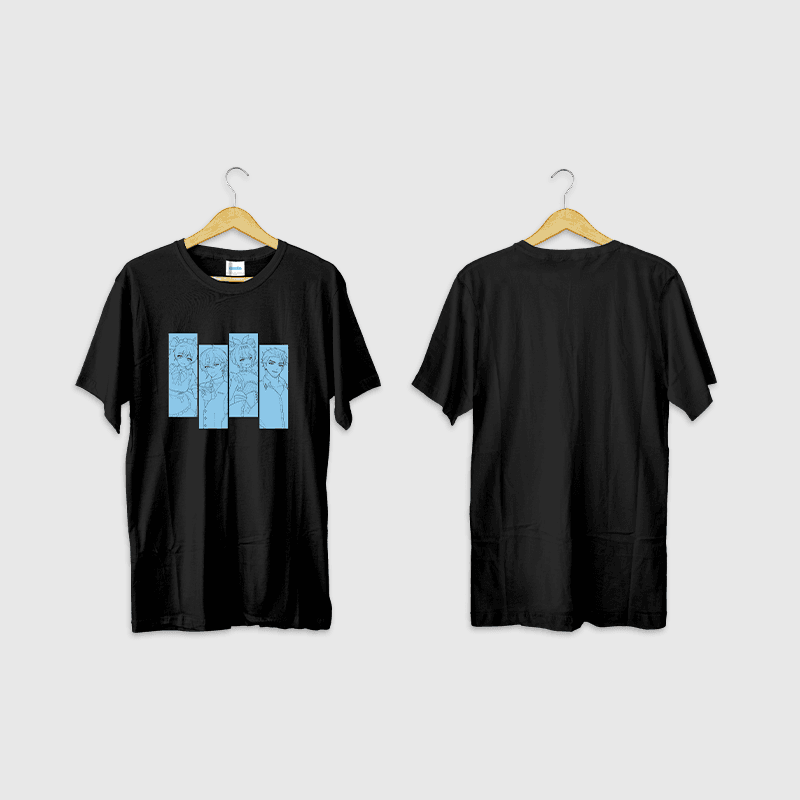 Michu x ANIPLUS - Short Sleeve T-Shirt