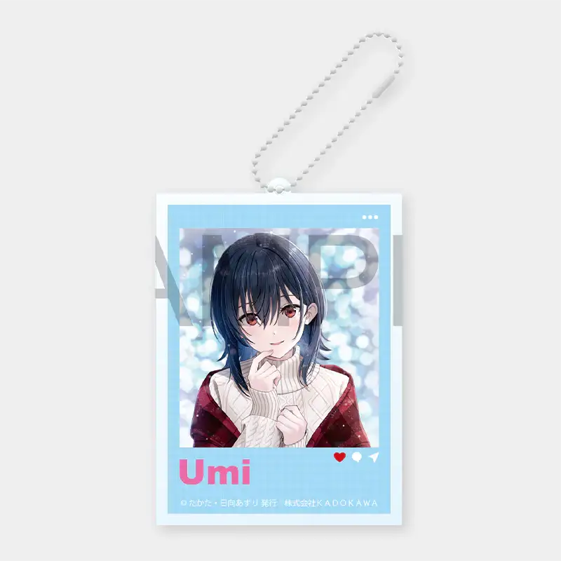 I Became Friends with the Second Cutest Girl in My Class x ANIPLUS - Asanagi Umi SNS Style Acrylic Key Holder Winter ver. - ANIPLUS - Acrylic Keyholder - Harumio
