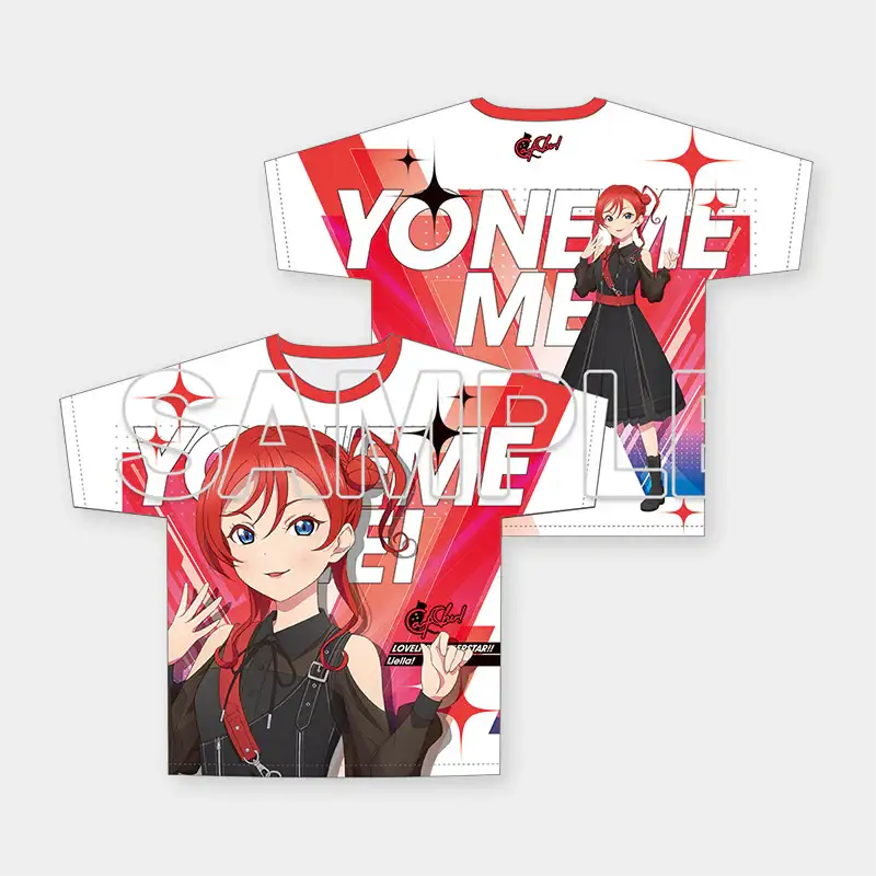 Love Live! Superstar!! x ANIPLUS - Full Graphic T-shirt Ver. Music-Talk-Teamwork!! - ANIPLUS - T-Shirt - Harumio
