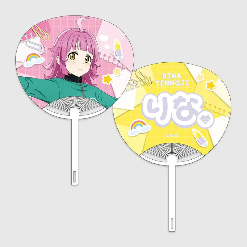 Love Live! Nijigasaki High School Idol Club x ANIPLUS - LIVE＆FAN MEETING TOUR Nijigaku Field Trip ～Sing♪Dance♪Talk♪～ Uchiwa Hand Fan - ANIPLUS - Hand Fan - Harumio