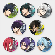 Blue Lock Season 2 x ANIPLUS - Trading Silver Foil Round Can Badge - ANIPLUS - Can Badge - Harumio