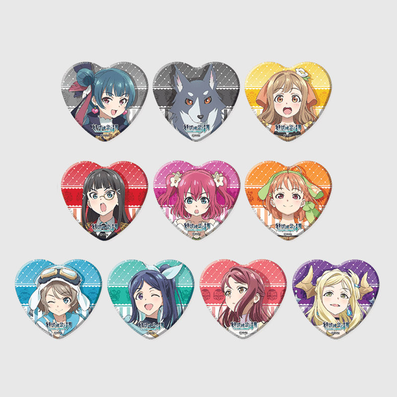 Yohane the Parhelion x ANIPLUS - Trading Heart Can Badge (Random) - ANIPLUS - Can Badge - Harumio