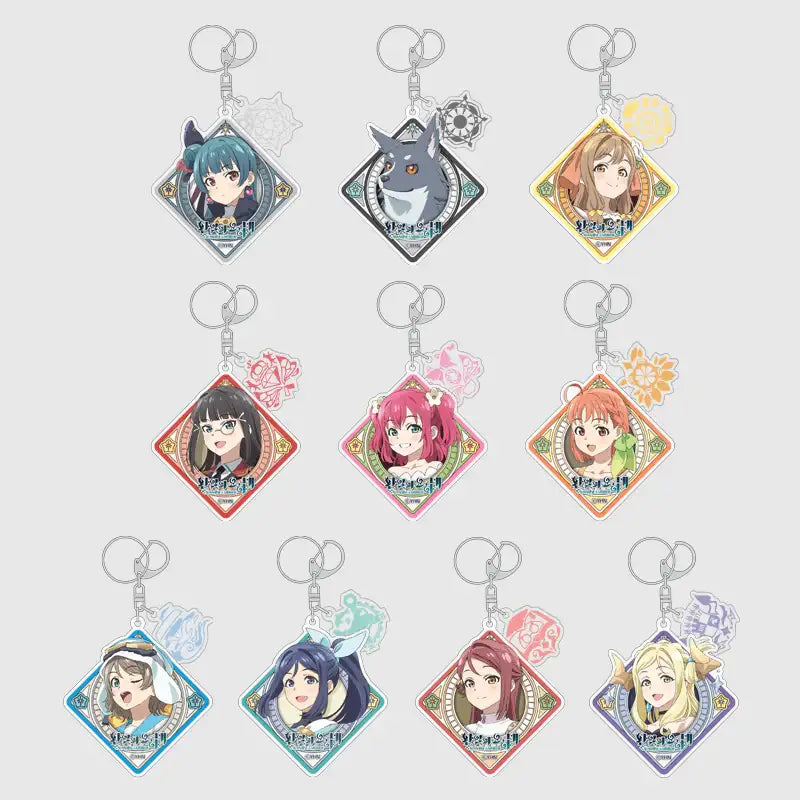 Yohane the Parhelion x ANIPLUS - Trading Embler Acrylic Keyholder (Random) - ANIPLUS - Keyring - Harumio