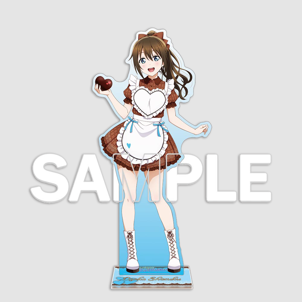 Love Live! Nijigasaki High School Idol Club x ANIPLUS - BIG Acrylic Stand Ver. Valentine 2026 (Osaka Shizuku)