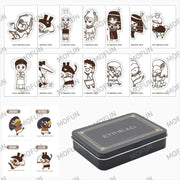 Ennead - SD Sticker Set - Mofun - Illustrated Colored Paper - Harumio