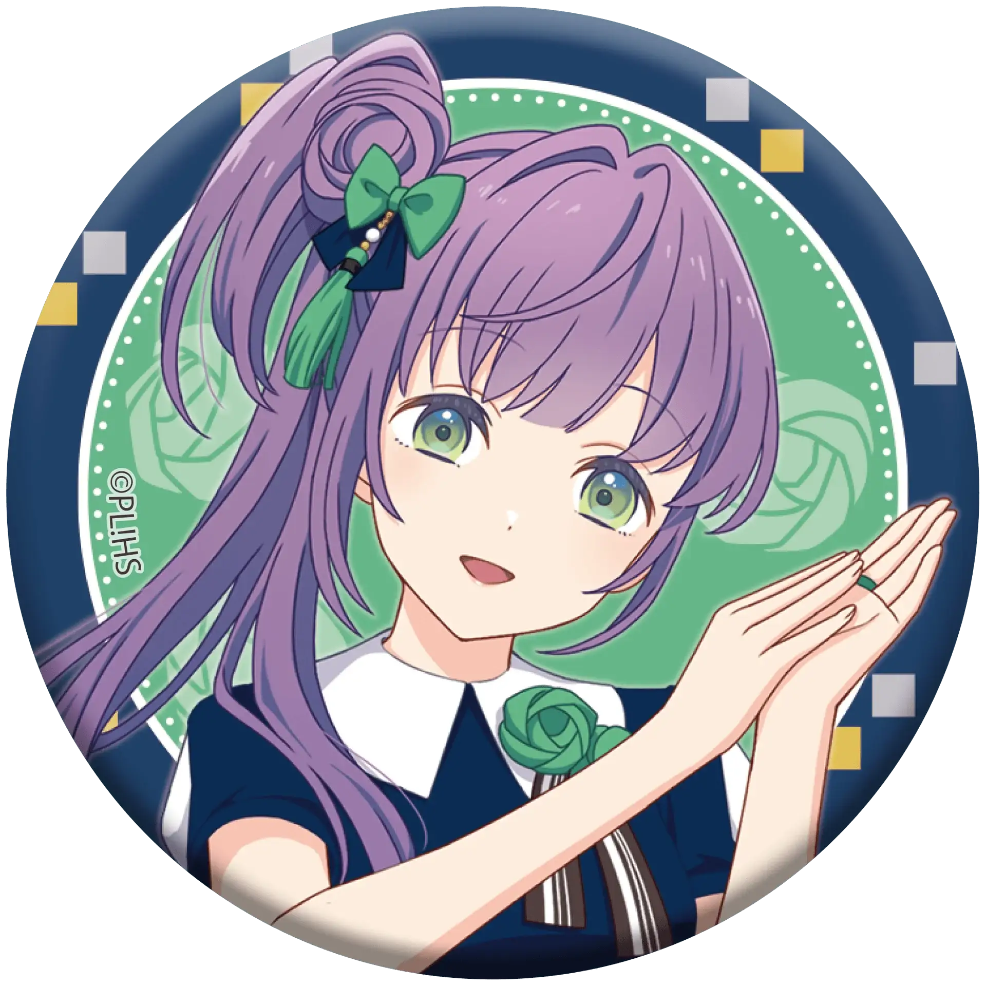 Love Live! HasunoSora Girls' High School Idol Club x ANIPLUS - 4th Live Dream ~Bloom, The Dream Believers Trading Can Badges - ANIPLUS - Can Badge - Harumio