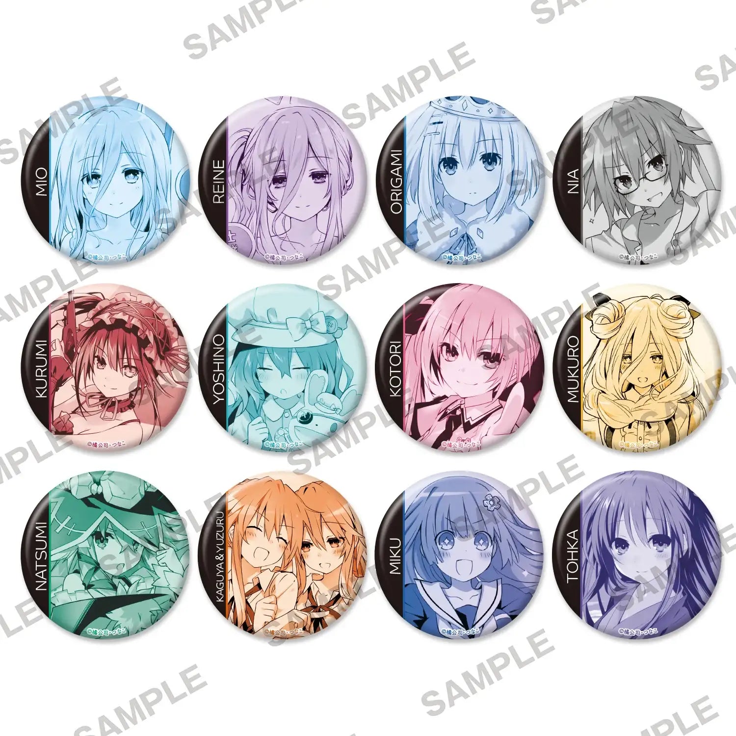 Date A Live x ANIPLUS - Trading Can Badge Memorial Collection Vol.4 (Random) - ANIPLUS - Can Badge - Harumio