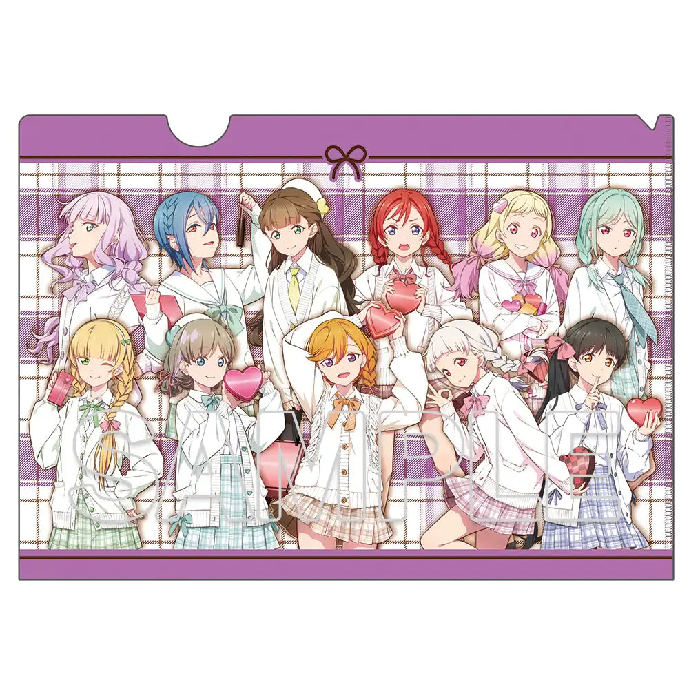 Love Live! Superstar!! x ANIPLUS - Clear File Ver. Valentine 2025 - ANIPLUS - Clear File - Harumio