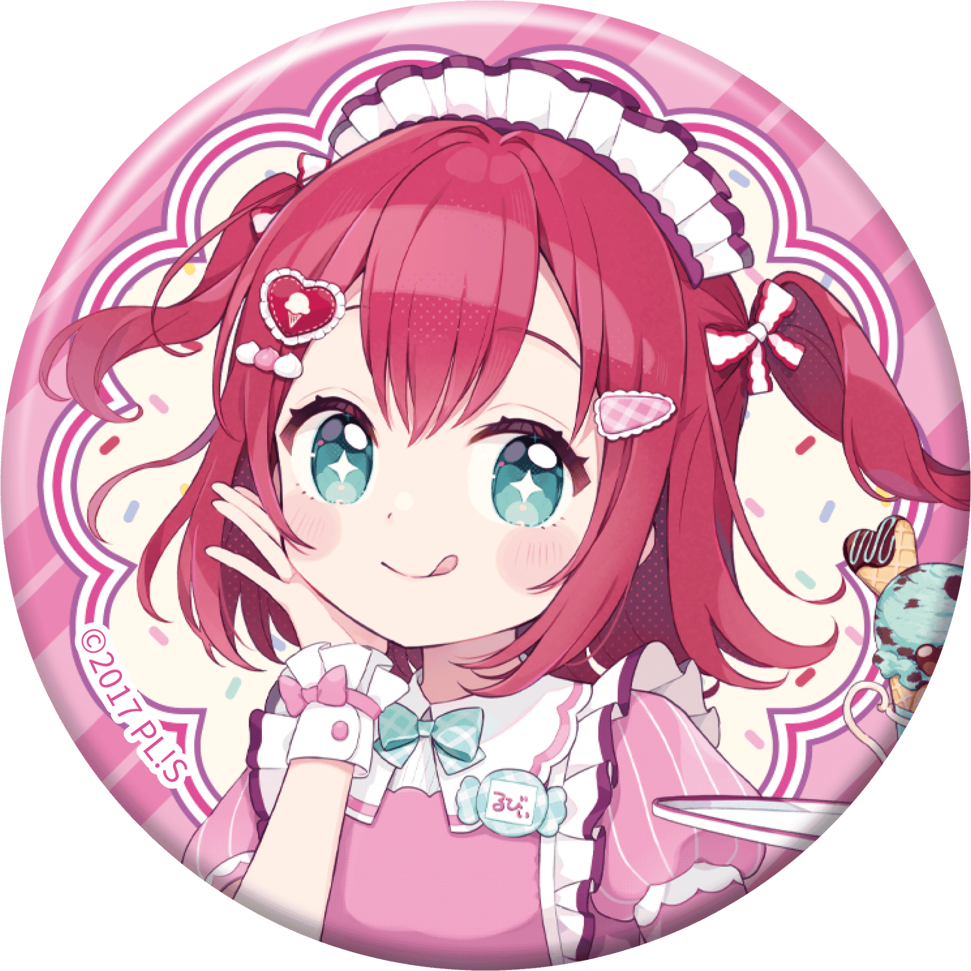 Love Live! x ANIPLUS - AiScReam presents TOPPING LIVE Teen Button 3-piece Set - ANIPLUS - Pin Button - Harumio