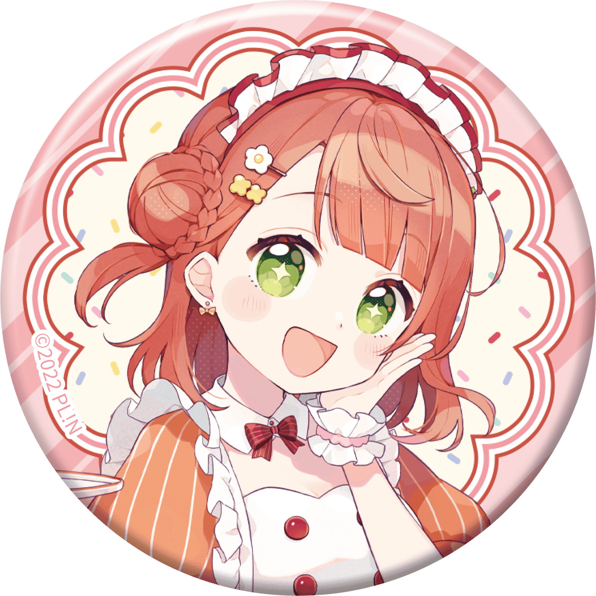 Love Live! x ANIPLUS - AiScReam presents TOPPING LIVE Teen Button 3-piece Set - ANIPLUS - Pin Button - Harumio