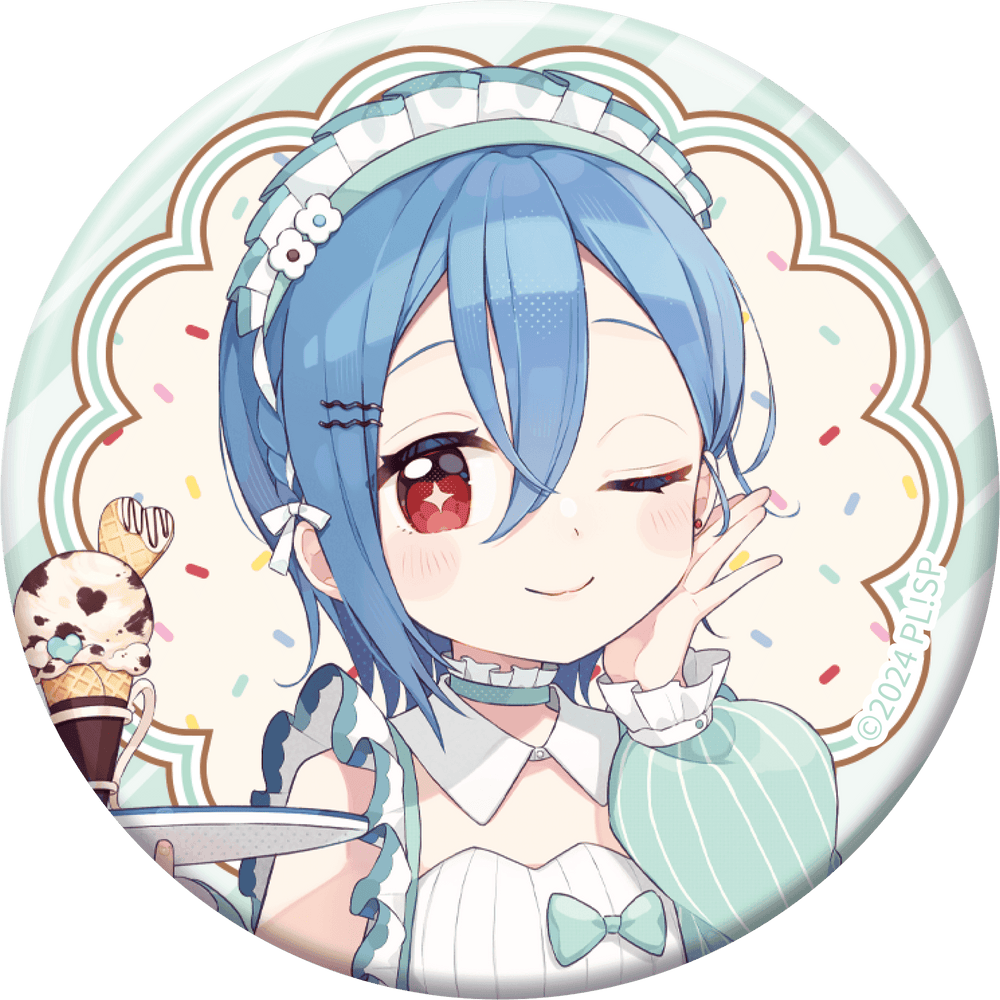 Love Live! x ANIPLUS - AiScReam presents TOPPING LIVE Teen Button 3-piece Set - ANIPLUS - Pin Button - Harumio