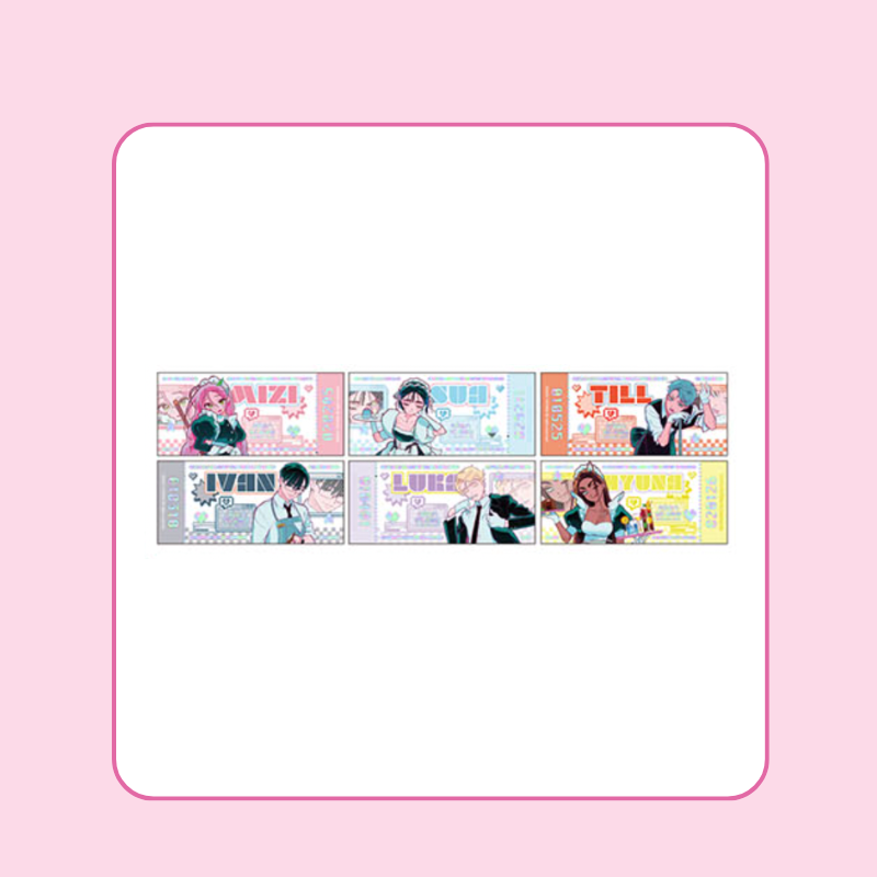 ALIEN STAGE X ANIMATE CAFE - Foil Stamped Ticket Card (Random)