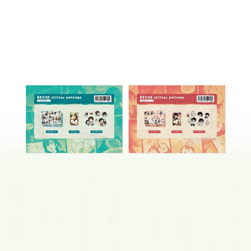 Regas - Sticker Package - Official W - Sticker - Harumio