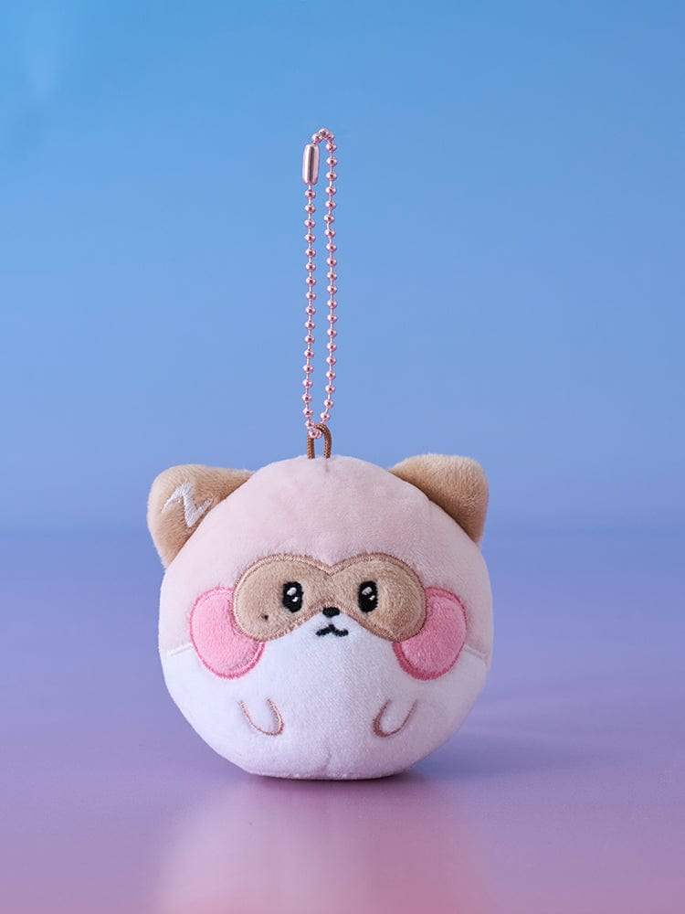 ZEROBASEONE - Zeroni Fluffy Face Keyring - LINE FRIENDS SQUARE - Keyring - Harumio