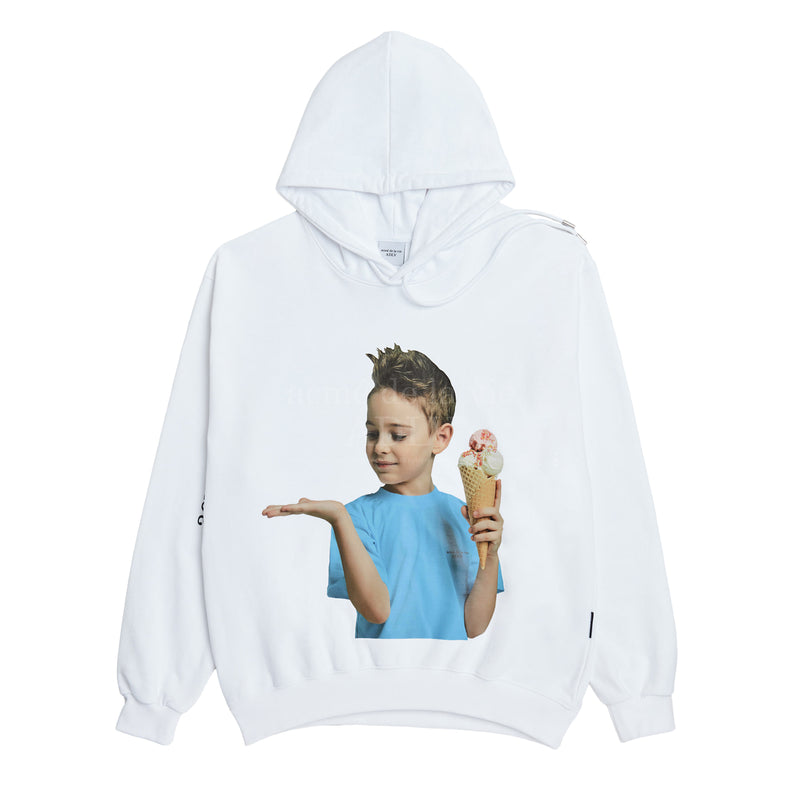 ADLV - Baby Face Ice Cream White Hoodie – Harumio