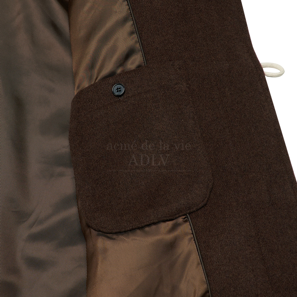 ADLV - Brown Overfit Wool Duffel Coat