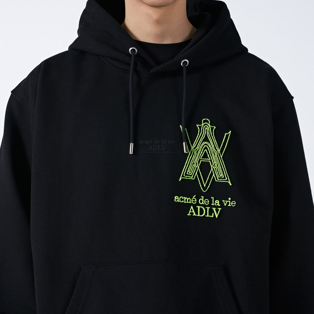 ADLV - AV Logo Tuft Embroidery Hoodie