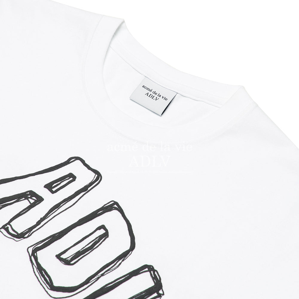 ADLV - White Happiness Long Sleeve T-Shirt