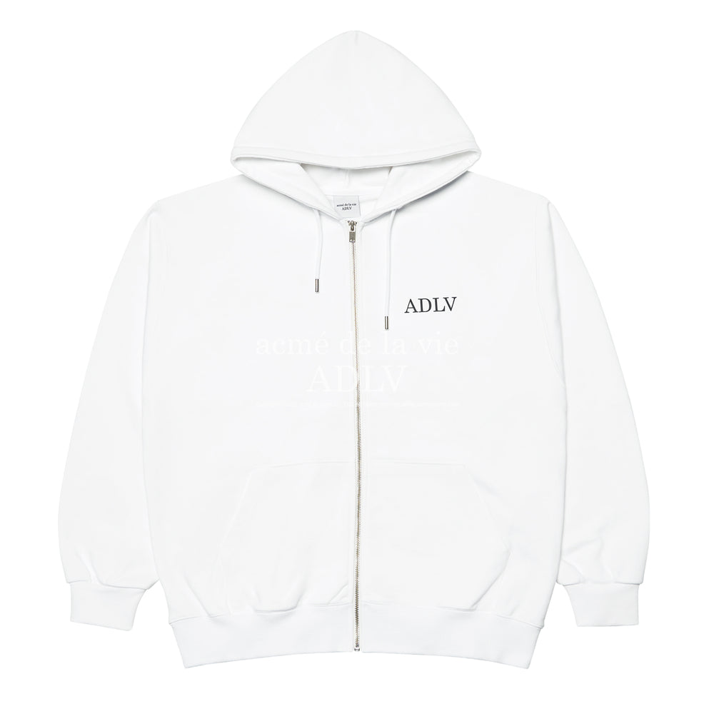 ADLV - High Frequency Logo Hoodie Zip-Up