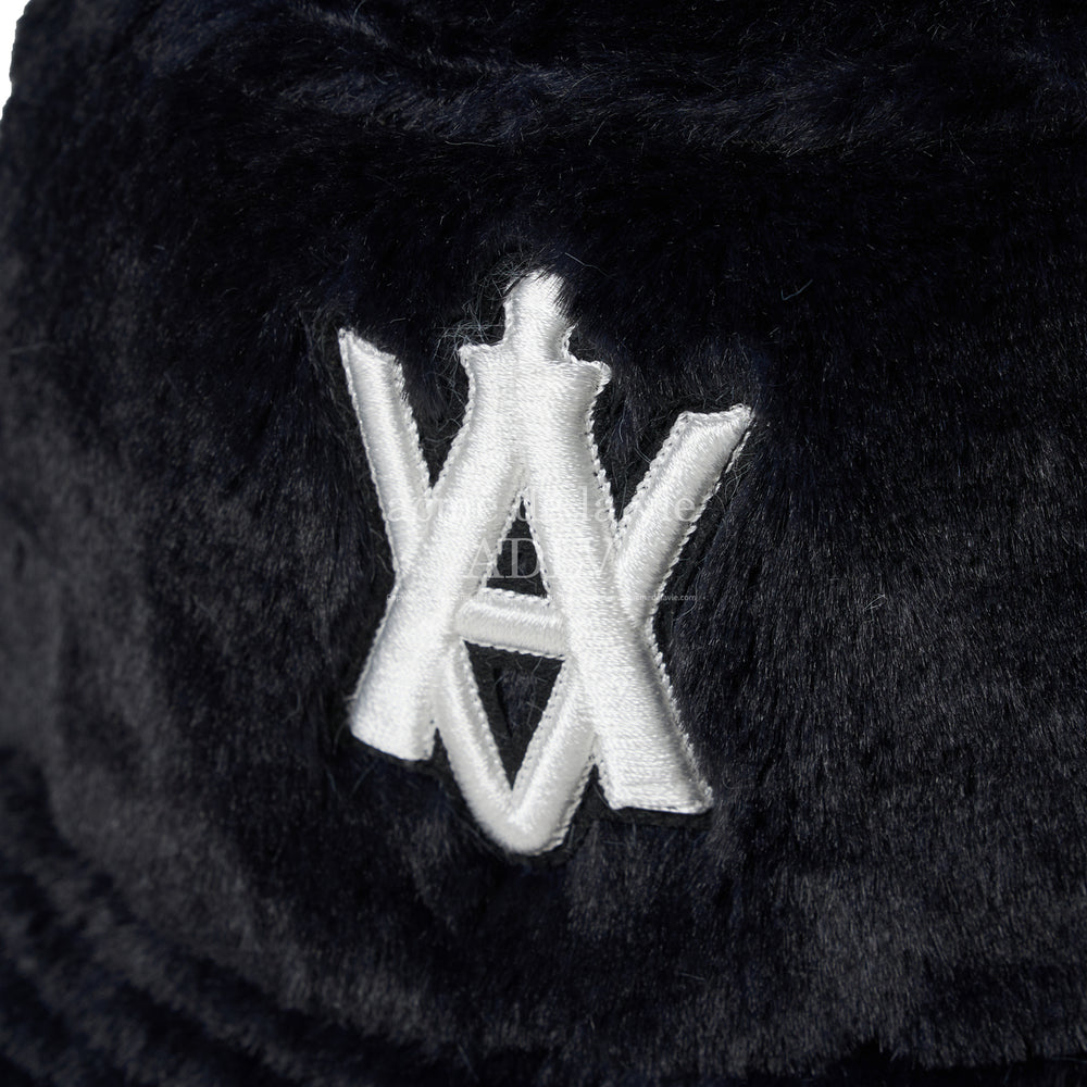 ADLV x Lisa - A Logo Emblem Echo Fur Bucket Hat