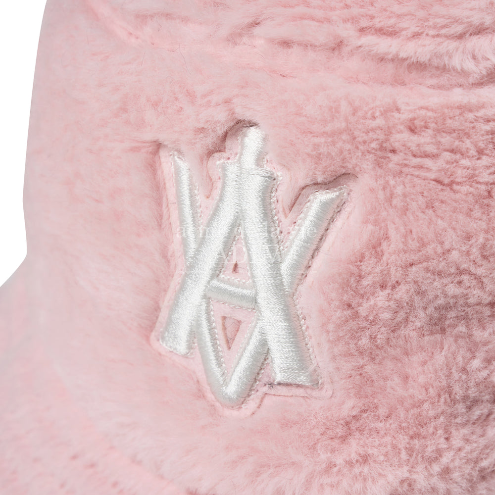 ADLV x Lisa - A Logo Emblem Echo Fur Bucket Hat