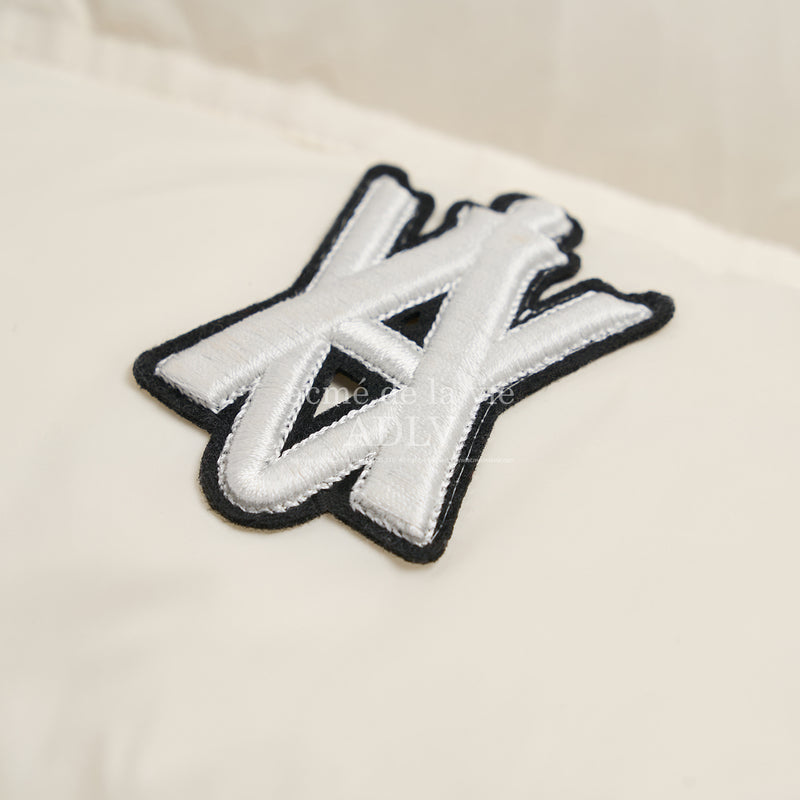 ADLV x Lisa - A Logo Emblem Patch Short Puffer Down Jacket