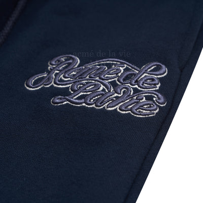 ADLV x Lisa - Curly Logo Emboss Embroidery Sweatpants