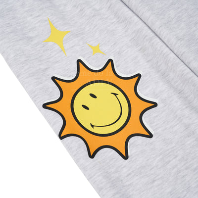 ADLV x Smiley - Biker Smiley Sunny Artwork Printing Sweatpants