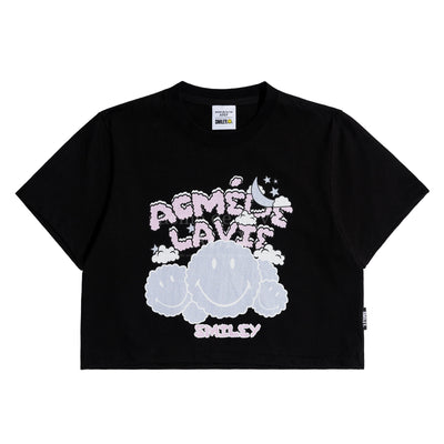 ADLV x Smiley - Airplane Artwork Pattern Short Sleeve Shirt – Harumio
