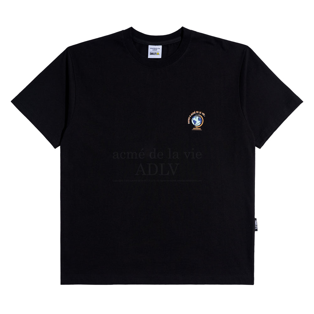 ADLV x Smiley - Globe Artwork Short Sleeve T-Shirt