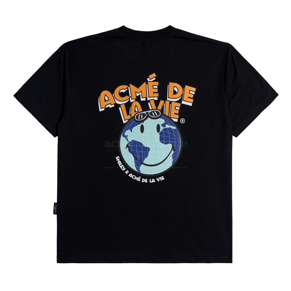 ADLV x Smiley - Globe Artwork Short Sleeve T-Shirt