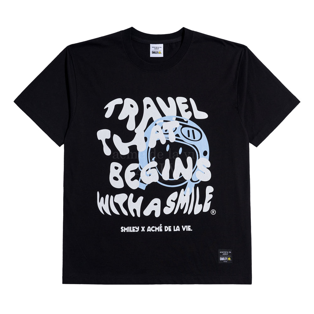 ADLV x Smiley - Travel That Begins Short Sleeve T-Shirt