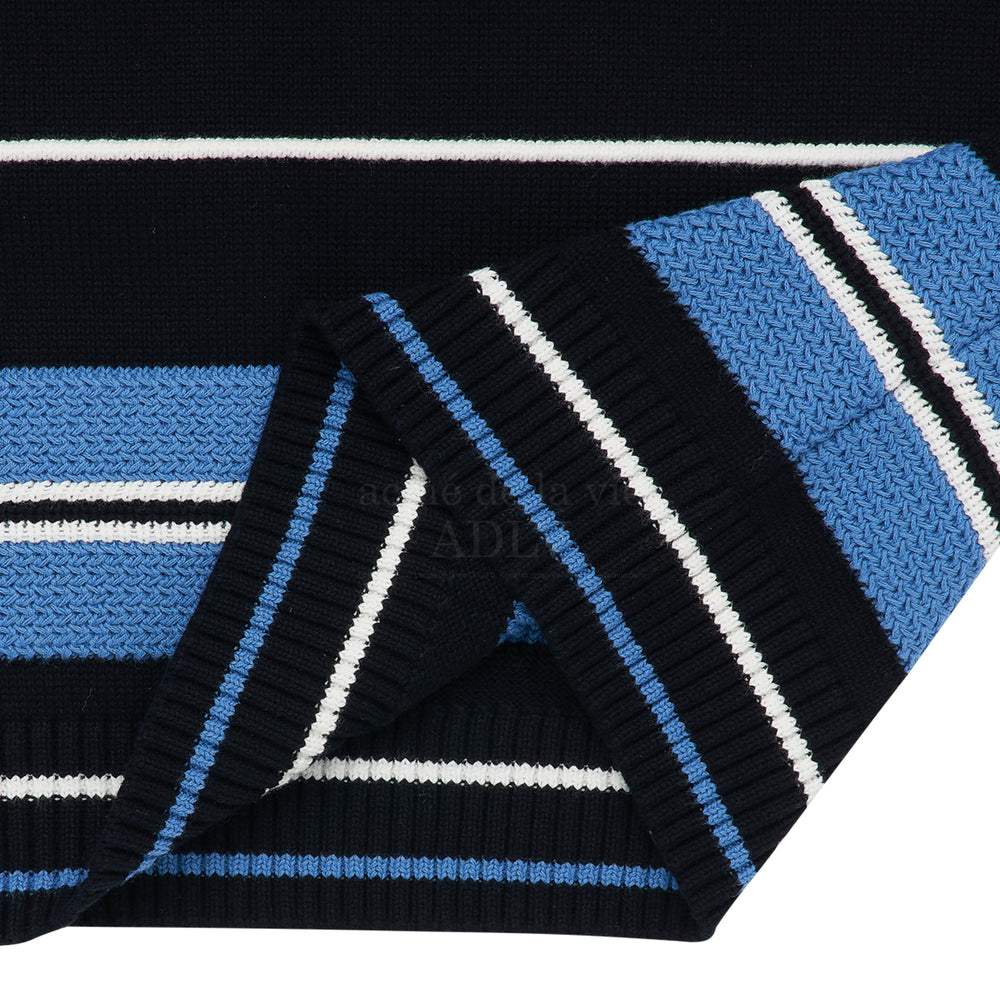 ADLV - Embossing Logo Knitting Knit Vest