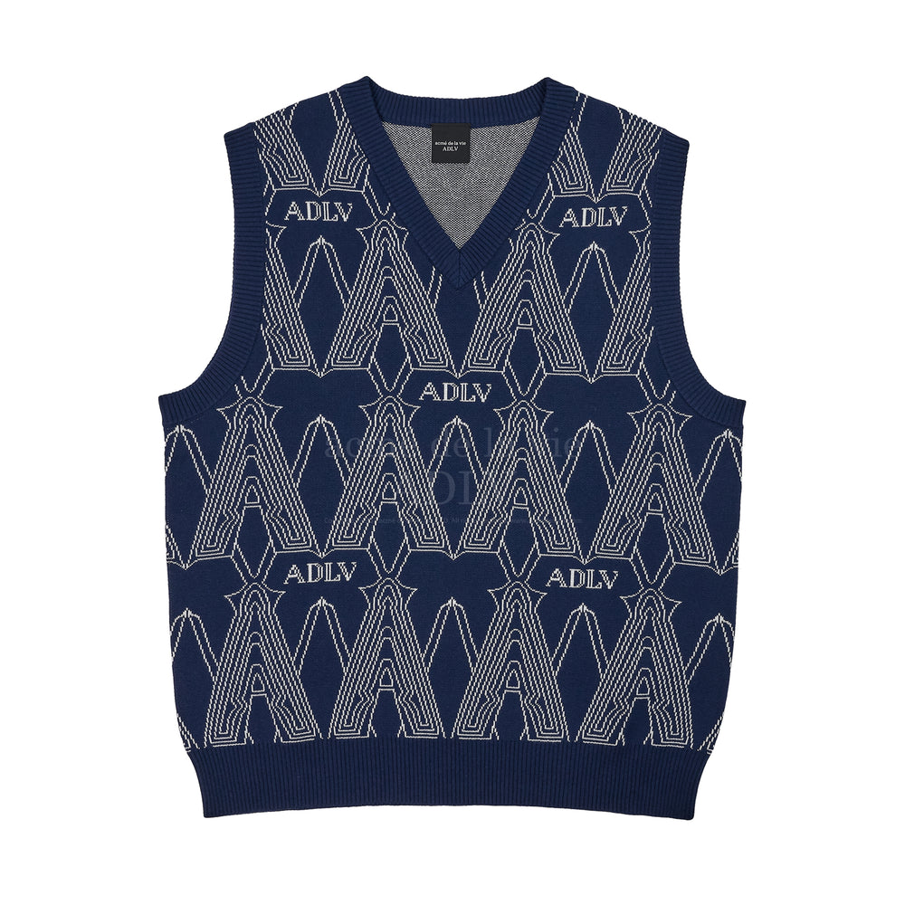ADLV - A Logo Monogram Knit Vest